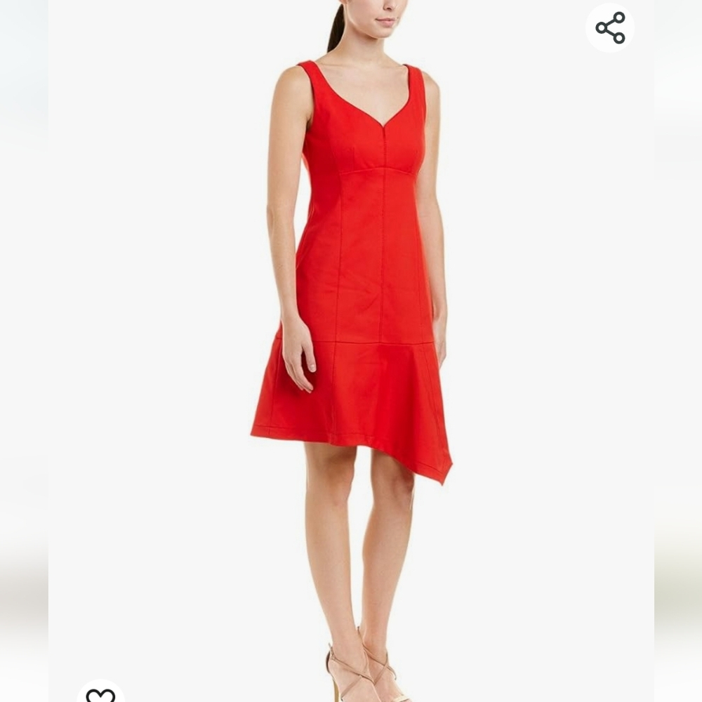 New! Nanette Lepore white sleeveless cocktail dress size 10